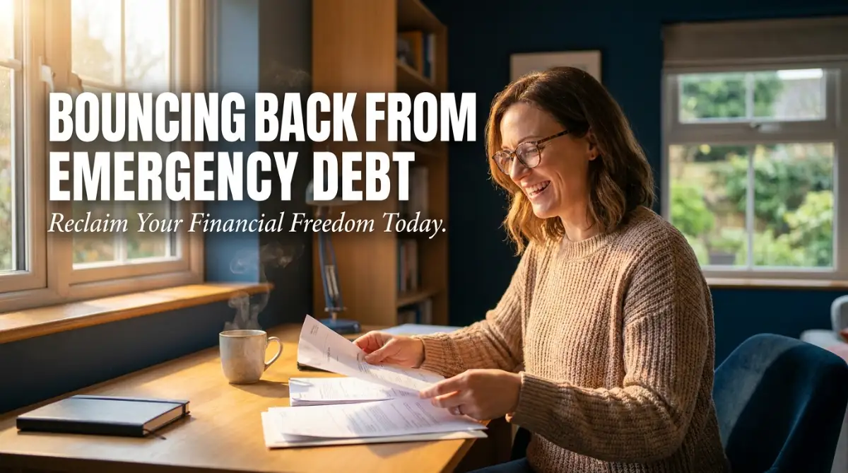A person feeling relieved after successfully bouncing back financially from an unsecured emergency loan.