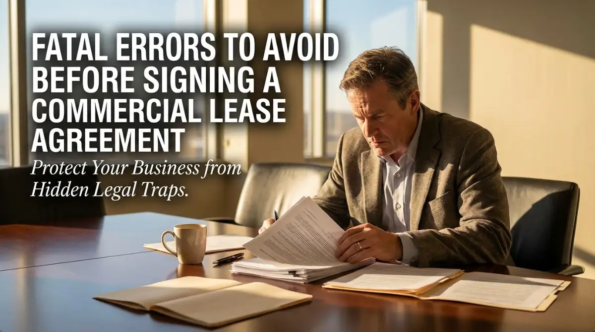 Fatal Errors to Avoid Before Signing a Commercial Lease Agreement